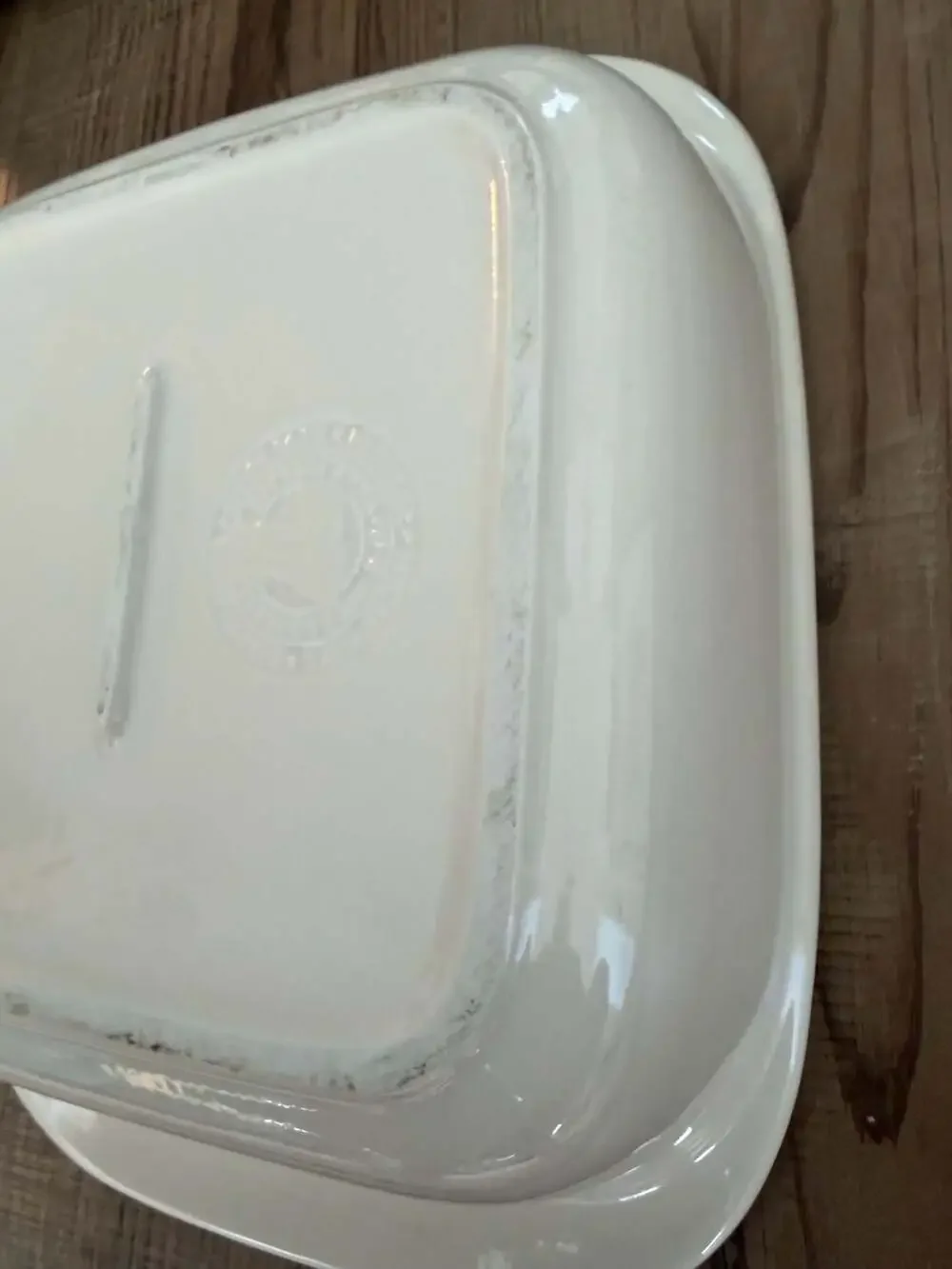 Longaberger white glazed